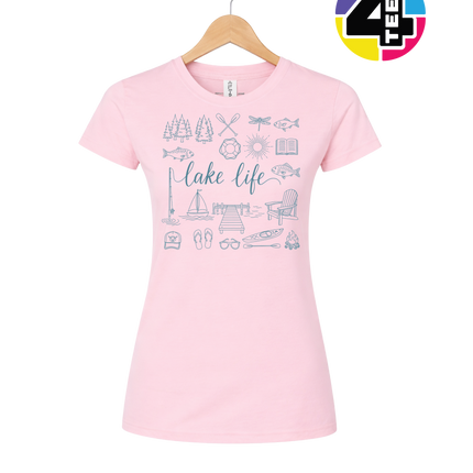 Lake Life Doodle Women's Tee