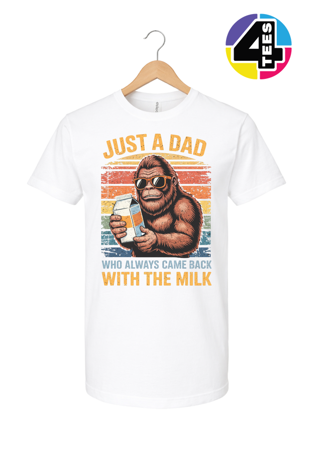 Bigfoot Just A Dad Tee