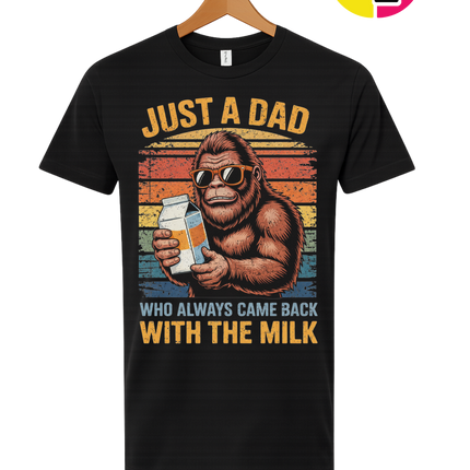 Bigfoot Just A Dad Tee