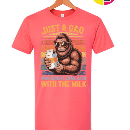 Bigfoot Just A Dad Tee