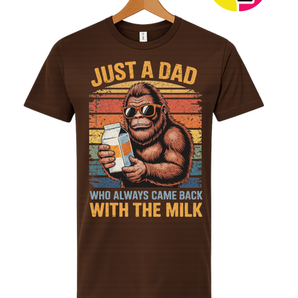 Bigfoot Just A Dad Tee