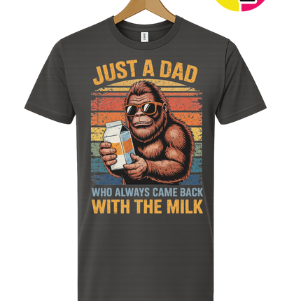 Bigfoot Just A Dad Tee
