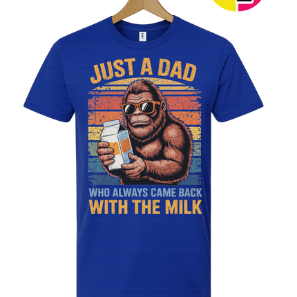 Bigfoot Just A Dad Tee