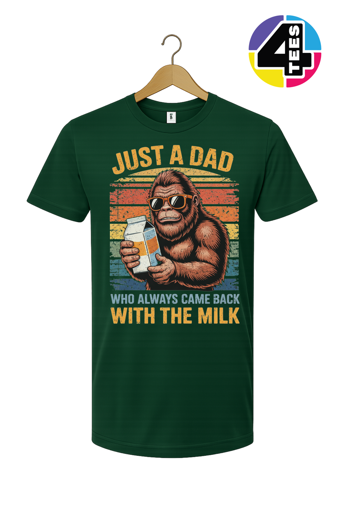 Bigfoot Just A Dad Tee