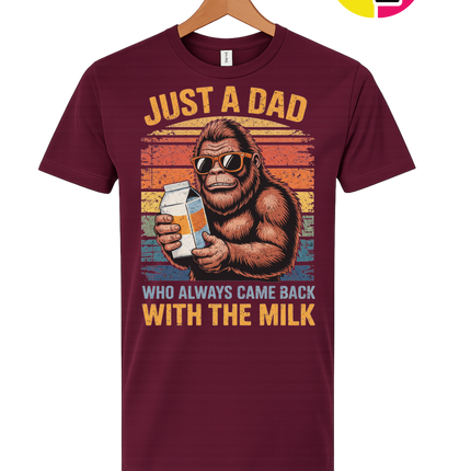 Bigfoot Just A Dad Tee