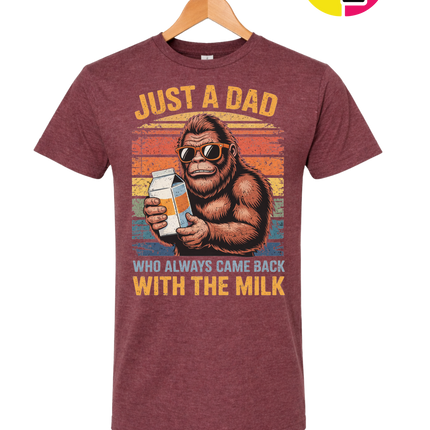 Bigfoot Just A Dad Tee