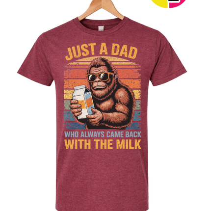 Bigfoot Just A Dad Tee