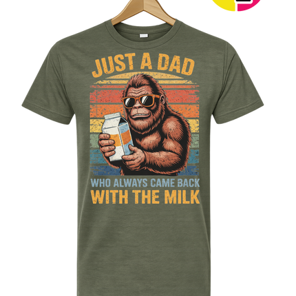 Bigfoot Just A Dad Tee