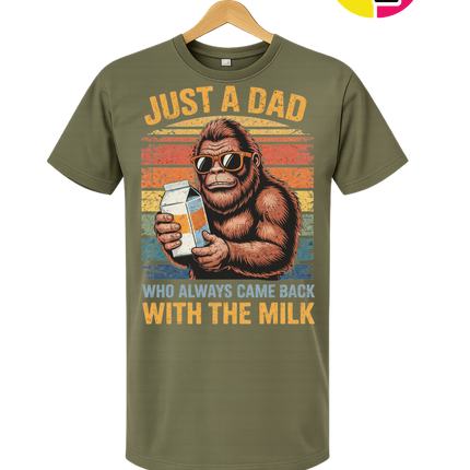 Bigfoot Just A Dad Tee