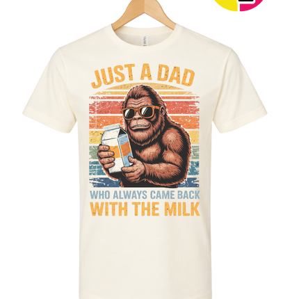 Bigfoot Just A Dad Tee