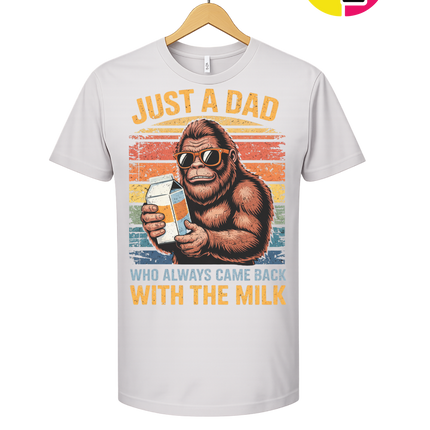 Bigfoot Just A Dad Tee