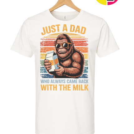 Bigfoot Just A Dad Tee