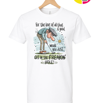 Golf Get In The Hole Tee