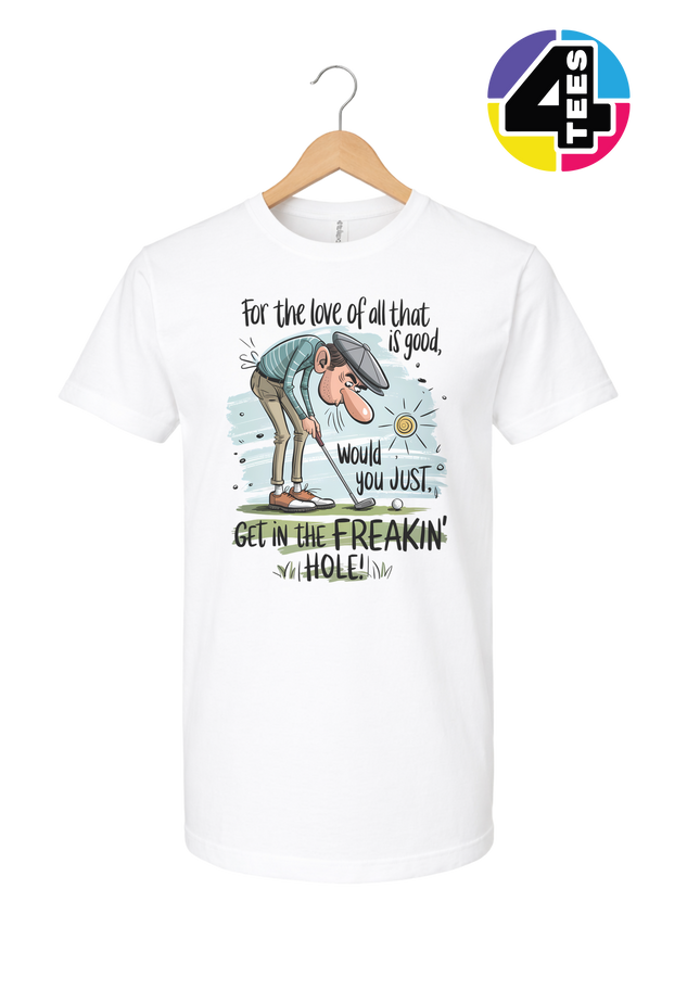 Golf Get In The Hole Tee
