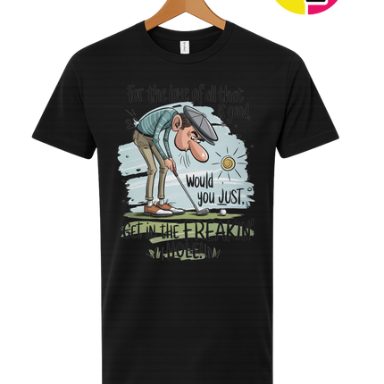 Golf Get In The Hole Tee