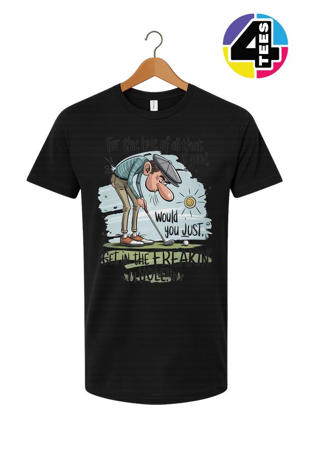 Golf Get In The Hole Tee