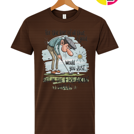 Golf Get In The Hole Tee