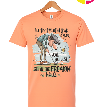 Golf Get In The Hole Tee