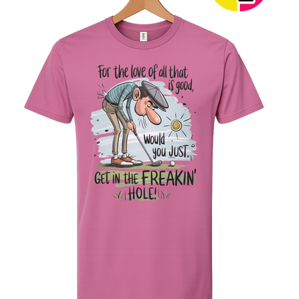Golf Get In The Hole Tee