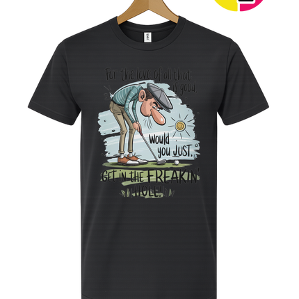 Golf Get In The Hole Tee