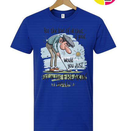 Golf Get In The Hole Tee