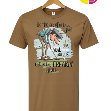 Golf Get In The Hole Tee