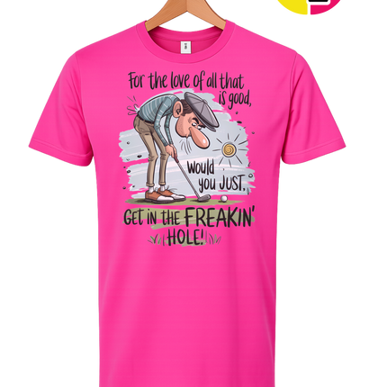 Golf Get In The Hole Tee