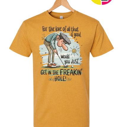 Golf Get In The Hole Tee