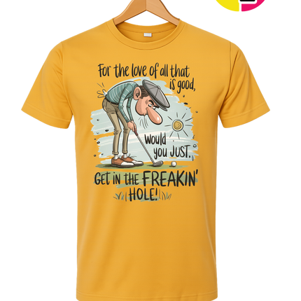 Golf Get In The Hole Tee
