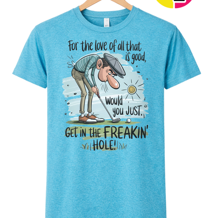 Golf Get In The Hole Tee