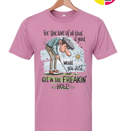Golf Get In The Hole Tee