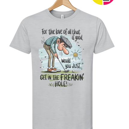 Golf Get In The Hole Tee