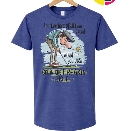 Golf Get In The Hole Tee
