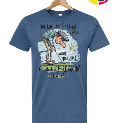 Golf Get In The Hole Tee