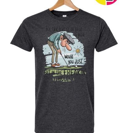 Golf Get In The Hole Tee