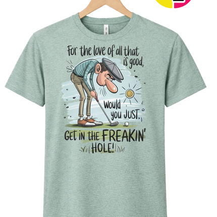 Golf Get In The Hole Tee