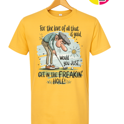 Golf Get In The Hole Tee