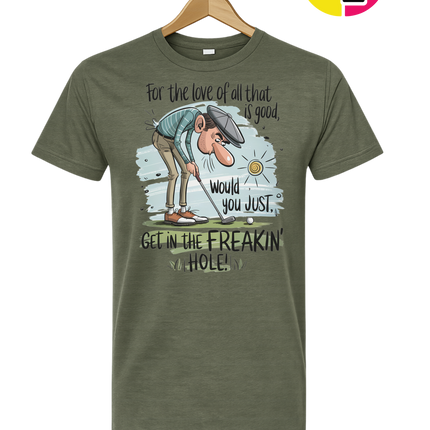 Golf Get In The Hole Tee