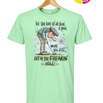 Golf Get In The Hole Tee