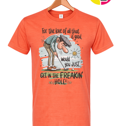 Golf Get In The Hole Tee