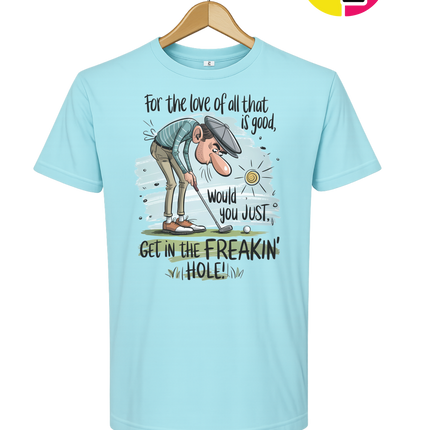 Golf Get In The Hole Tee