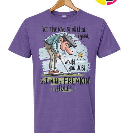 Golf Get In The Hole Tee