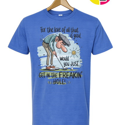 Golf Get In The Hole Tee