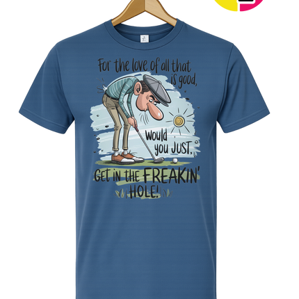 Golf Get In The Hole Tee