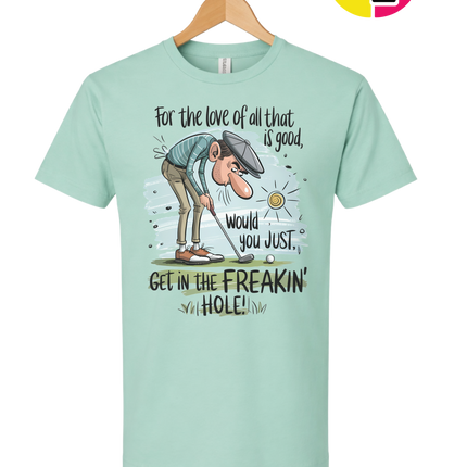 Golf Get In The Hole Tee