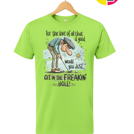 Golf Get In The Hole Tee
