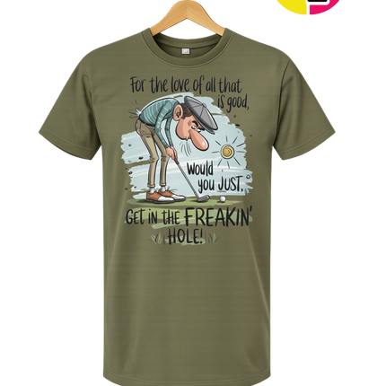 Golf Get In The Hole Tee