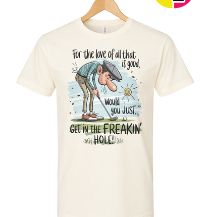 Golf Get In The Hole Tee