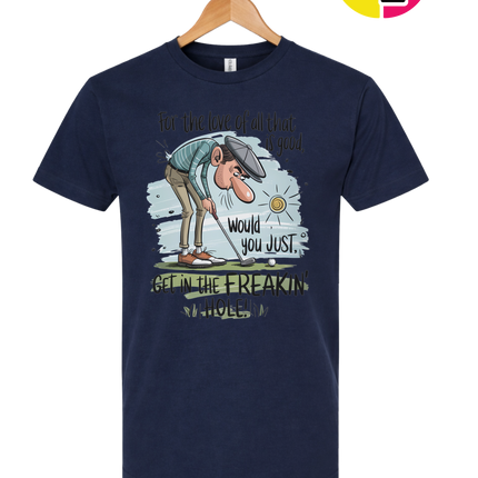 Golf Get In The Hole Tee