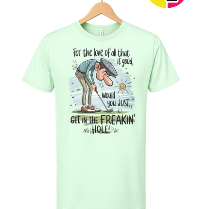 Golf Get In The Hole Tee